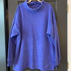 Sloppy Joe Clothing High Neck Sweatshirt (Hyacinth, Size 3)